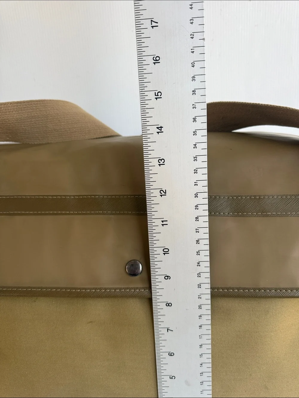 VINTAGE CALVIN KLEIN RUGGED CANVAS MESSENGER FLAP BAG CROSSBODY TRAVEL TAN